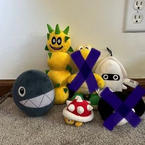 Super Mario Bros. Enemy Plushie Bundle #2